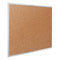 Classic Series Cork Bulletin Board, 96 X 48, Tan Surface, Silver Anodized Aluminum Frame