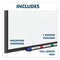 Classic Series Porcelain Magnetic Dry Erase Board, 36 X 24, White Surface, Black Aluminum Frame