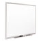 Classic Series Porcelain Magnetic Dry Erase Board, 36 X 24, White Surface, Silver Aluminum Frame