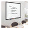 Classic Series Porcelain Magnetic Dry Erase Board, 48 X 36, White Surface, Black Aluminum Frame