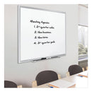 Classic Series Porcelain Magnetic Dry Erase Board, 48 X 36, White Surface, Silver Aluminum Frame