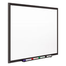 Classic Series Porcelain Magnetic Dry Erase Board, 60 X 36, White Surface, Black Aluminum Frame