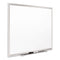 Classic Series Porcelain Magnetic Dry Erase Board, 60 X 36, White Surface, Silver Aluminum Frame