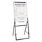 Futura Dry Erase Presentation Easel, 26 X 35, White Surface, Black Steel Frame