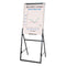 Futura Dry Erase Presentation Easel, 26 X 35, White Surface, Black Steel Frame