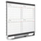 Prestige 2 Magnetic Total Erase Four-month Calendar, 36 X 24, White Surface, Graphite Fiberboard/plastic Frame