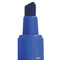 Enduraglide Dry Erase Marker, Broad Chisel Tip, Blue, Dozen