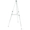 Lightweight Telescoping Tripod Easel, 38" To 66" High, Aluminum, Silver