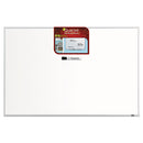 Dry Erase Board, 36 X 24, Melamine White Surface, Silver Aluminum Frame