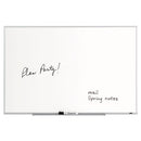 Dry Erase Board, 36 X 24, Melamine White Surface, Silver Aluminum Frame