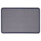 Contour Fabric Bulletin Board, 36 X 24, Light Blue Surface, Navy Blue Plastic Frame