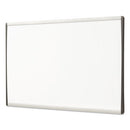 Arc Frame Cubicle Magnetic Dry Erase Board, 14 X 11, White Surface, Silver Aluminum Frame