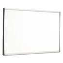 Arc Frame Cubicle Dry Erase Board, 24 X 14, White Surface, Silver Aluminum Frame