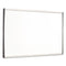 Arc Frame Cubicle Dry Erase Board, 24 X 14, White Surface, Silver Aluminum Frame