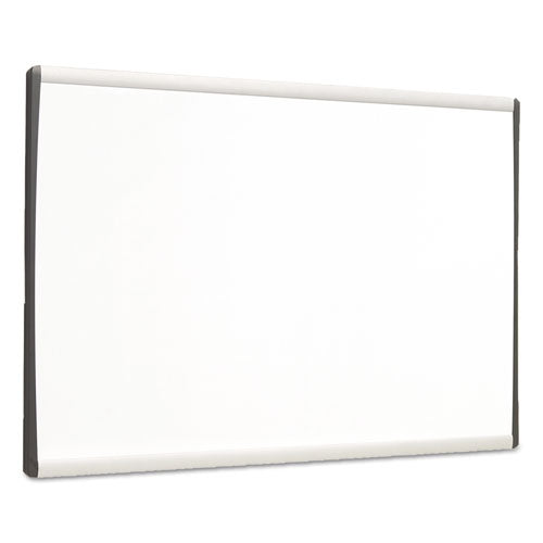 Arc Frame Cubicle Dry Erase Board, 24 X 14, White Surface, Silver Aluminum Frame