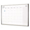 Arc Frame Cubicle Magnetic Dry Erase Calendar, One Month Format, 30 X 18, White Surface, Silver Aluminum Frame