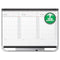 Prestige 2 Total Erase Three-month Calendar, 36 X 24, White Surface, Graphite Fiberboard/plastic Frame