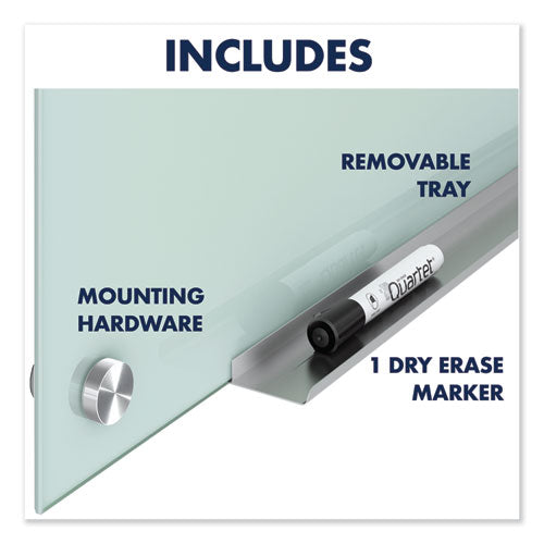 Infinity Glass Marker Board, 36 X 24, Frosted Surface