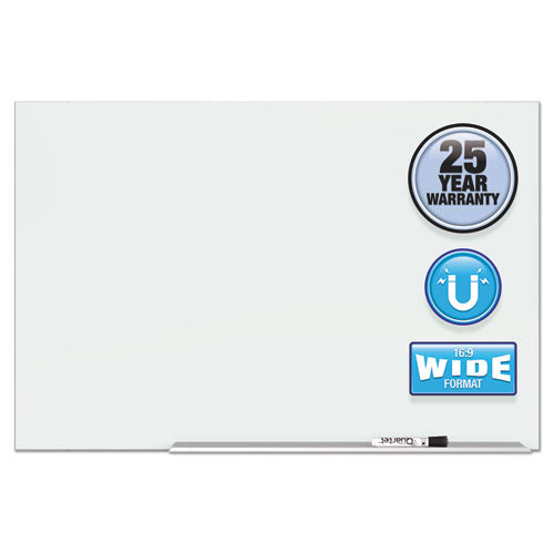 Element Framed Magnetic Glass Dry-erase Boards, 74 X 42, White Surface, Silver Aluminum Frame