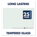 Element Framed Magnetic Glass Dry-erase Boards, 74 X 42, White Surface, Silver Aluminum Frame