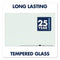 Element Framed Magnetic Glass Dry-erase Boards, 74 X 42, White Surface, Silver Aluminum Frame