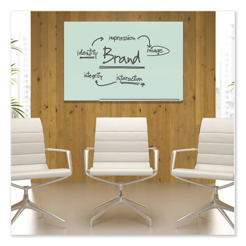 Element Framed Magnetic Glass Dry-erase Boards, 74 X 42, White Surface, Silver Aluminum Frame