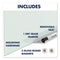 Invisamount Magnetic Glass Marker Board, 74 X 42, White Surface