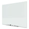 Invisamount Magnetic Glass Marker Board, 85 X 48, White Surface