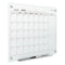 Infinity Magnetic Glass Calendar Board, One Month, 36 X 24, White Surface