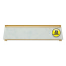 Glass Dry Erase Desktop Computer Pad, 18 X 6, Marble Surface