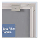 Matrix Magnetic Boards, 16 X 16, White Surface, Silver Aluminum Frame