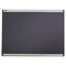 Prestige Plus Magnetic Fabric Bulletin Boards, 36 X 24, Gray Surface, Silver Aluminum Frame