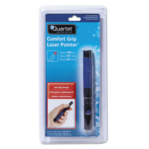 Classic Comfort Laser Pointer, Class 3a, Projects 1,500 Ft, Blue