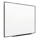 Fusion Nano-clean Magnetic Whiteboard, 48 X 36, White Surface, Black Aluminum Frame