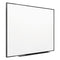 Fusion Nano-clean Magnetic Whiteboard, 48 X 36, White Surface, Black Aluminum Frame