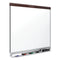 Prestige 2 Duramax Magnetic Porcelain, 48 X 36, White Surface, Mahogany Fiberboard/plastic Frame