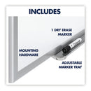 Classic Series Total Erase Dry Erase Boards, 36 X 24, White Surface, Silver Anodized Aluminum Frame