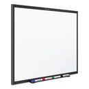 Classic Series Total Erase Dry Erase Boards, 48 X 36, White Surface, Black Aluminum Frame