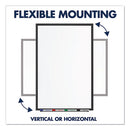 Classic Series Total Erase Dry Erase Boards, 60 X 36, White Surface, Black Aluminum Frame