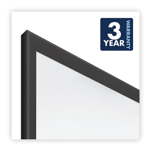 Classic Series Total Erase Dry Erase Boards, 72 X 48, White Surface, Black Aluminum Frame