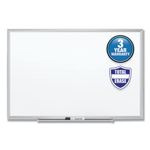 Classic Series Total Erase Dry Erase Boards, 72 X 48, White Surface, Silver Anodized Aluminum Frame