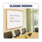 Classic Series Total Erase Dry Erase Boards, 72 X 48, White Surface, Oak Fiberboard Frame