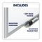 Classic Series Nano-clean Dry Erase Board, 72 X 48, White Surface, Silver Aluminum Frame