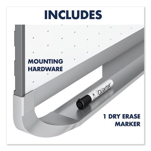 Prestige 2 Magnetic Total Erase Whiteboard, 48 X 36, White Surface, Silver Aluminum/plastic Frame