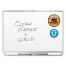 Prestige 2 Magnetic Total Erase Whiteboard, 48 X 36, White Surface, Silver Aluminum/plastic Frame