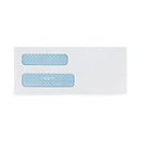 Double Window Security-tinted Check Envelope,