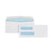 Double Window Security-tinted Check Envelope, #8 5/8, Commercial Flap, Gummed Closure, 3.63 X 8.63, White, 1,000/box