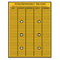 Brown Kraft String/button Interoffice Envelope, #97, Two-sided Five-column Format, 52-entries, 10 X 13, Brown Kraft, 100/ct