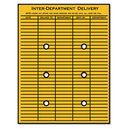 Brown Kraft String/button Interoffice Envelope,