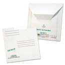 Redi-file Disk Pocket/mailer For Cds/dvds, Square Flap, Tuck-tab Closure, 6 X 5.88, White, 10/pack